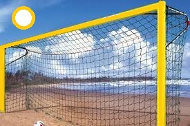Rete per porte beach soccer