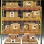 Rete di protezione per scaffalatura